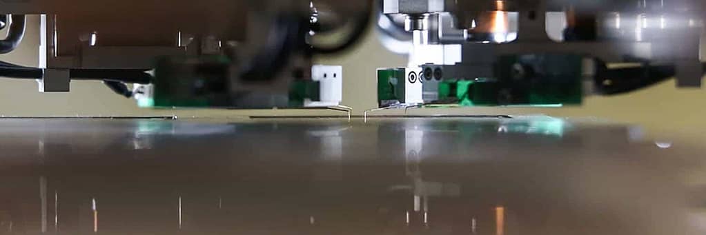 Laser resistor trimmer flying probe