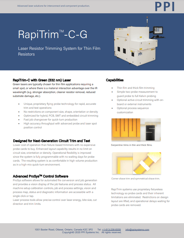 RapiTrim-C-G datasheet