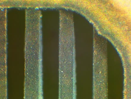 microvia driller cavity formation